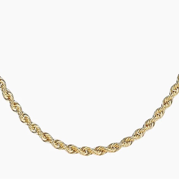 14k Yellow Gold Filled Rope Chain Necklace - 2.7mm - 24 Inches - New Condition - Picture 7 of 7